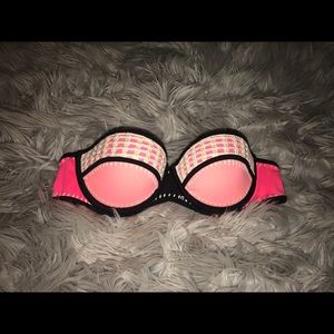 PINK bikini top // NEVER WORN